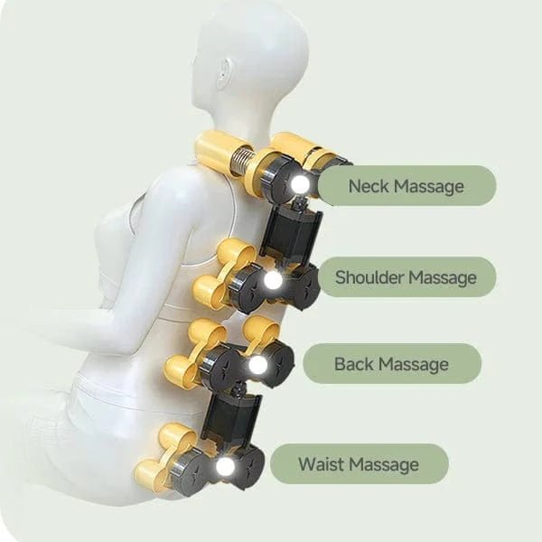 RealRelax BS-07 8 fixed-point massage mechanism close-up