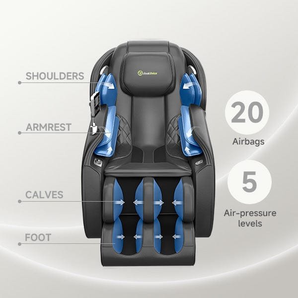 RealRelax Favor-06 full-body airbag massage detail